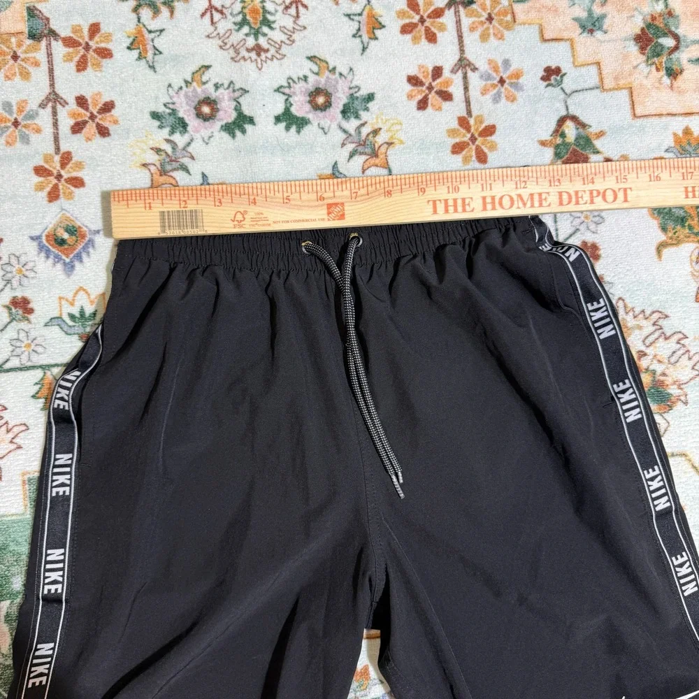 Nike Men's Black Athletic Training Shorts with Logo Tape - Size S‎
